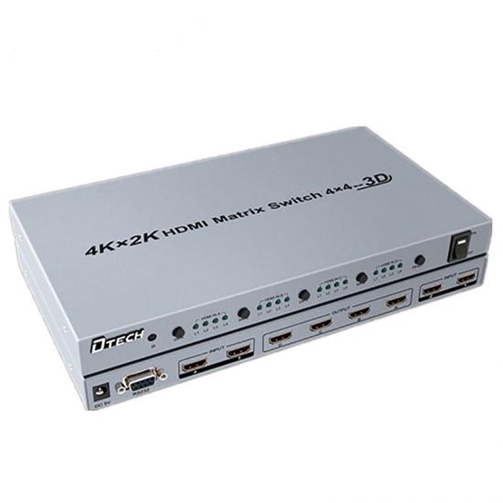Dtech HDMI Matrix Switch DT-7444 (4805457248356) Dtech HDMI Matrix Switch DT-7444 (4805457248356)